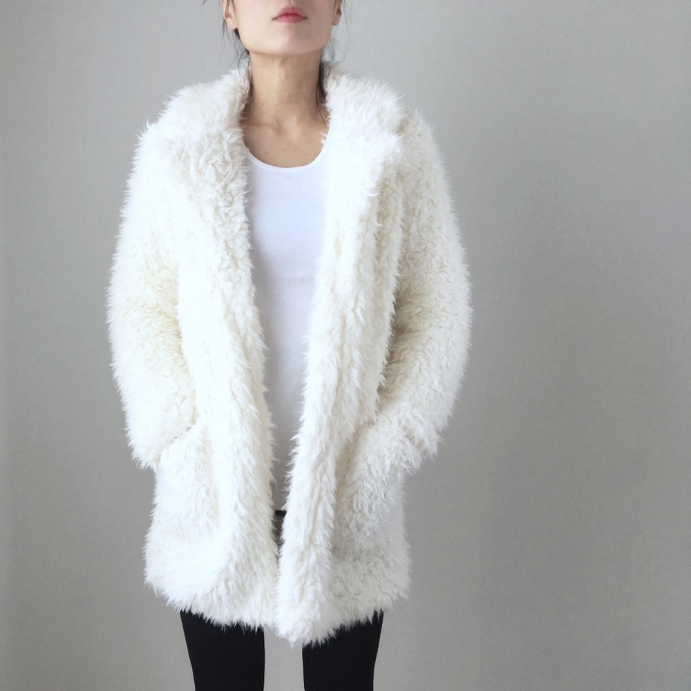 Blizz Plush faux fur shaggy teddy coat - Picture 4 of 8